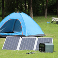 Panel solar monocristalino portátil para acampar